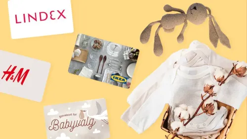 De beste gavekortene til babyshower